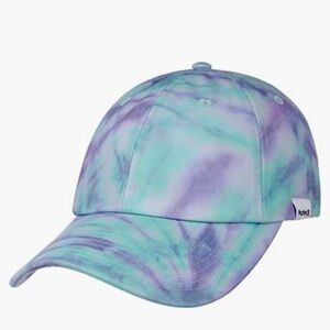 Hurley Women’s Pastel Tie Dye Cap Hat Blue and Purple NWT